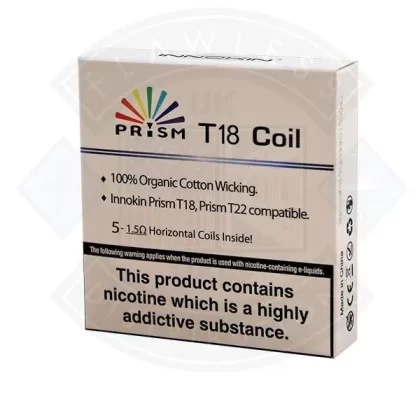 Innokin Endura Prism T18 replacement coil 5 pack - 1.5ohms