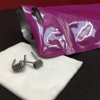Doc Cotton Fused Clapton – 2X 0.25 Ohm Coils - Diamond Mist