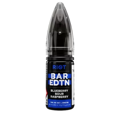 Blueberry Sour Raspberry BAR EDTN Riot Squad Nic Salt E-Liquid - 20mg