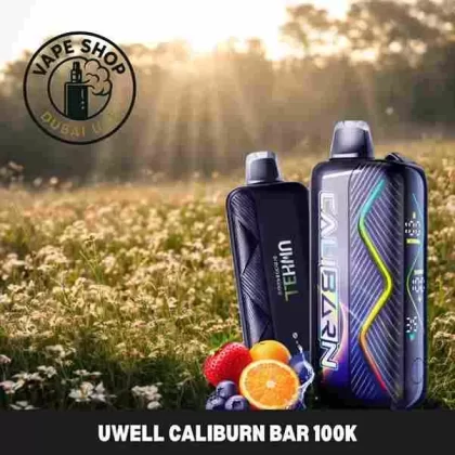 Uwell Caliburn Bar 100k 20mg Up To 100000 Puffs Disposable Vape Buy in Dubai - 1PCS-1PACK, 5PCS- 1BOX; BLUE RAZZ, Blueberry Ice