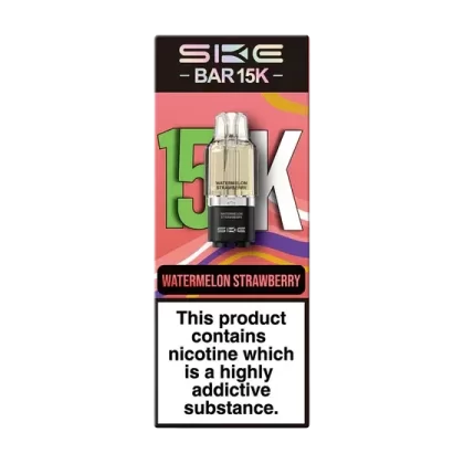 SKE BAR 15K WATERMELON STRAWBERRY PREFILLED REFILL PODS