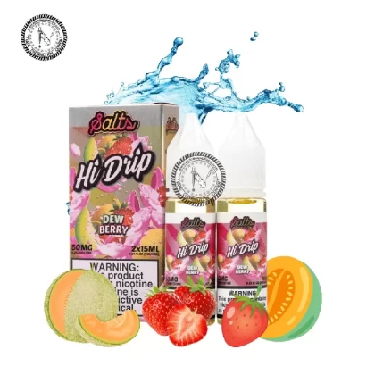 Honeydew Strawberry Salt by Hi-Drip Salts 2x15ML 30ML