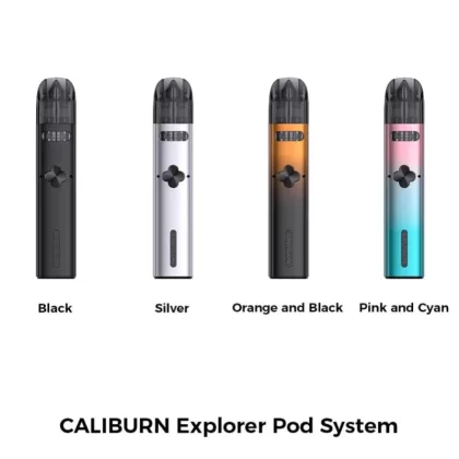 Uwell Caliburn Explorer 36W Pod Vape Kit - Pink Cyan