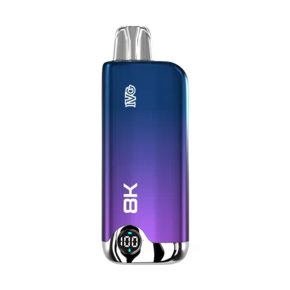 IVG 8000 Puff Blueberry And Cotton Candy Ice (35 mg)