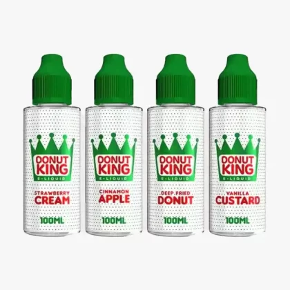 Donut King 100ml Shortfill E-Liquid - Legendary Cherry