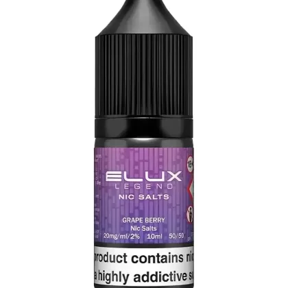 Elux Legend Grape Nic Salt Vape Juice