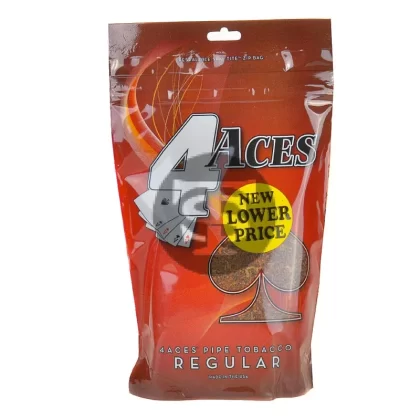 4 Aces Regular Pipe Tobacco 6 oz. Bag