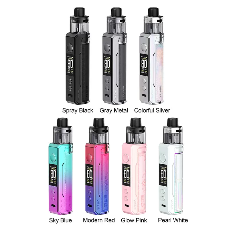VOOPOO Drag X2 Kit 80W - Colorful Silver - Image 2