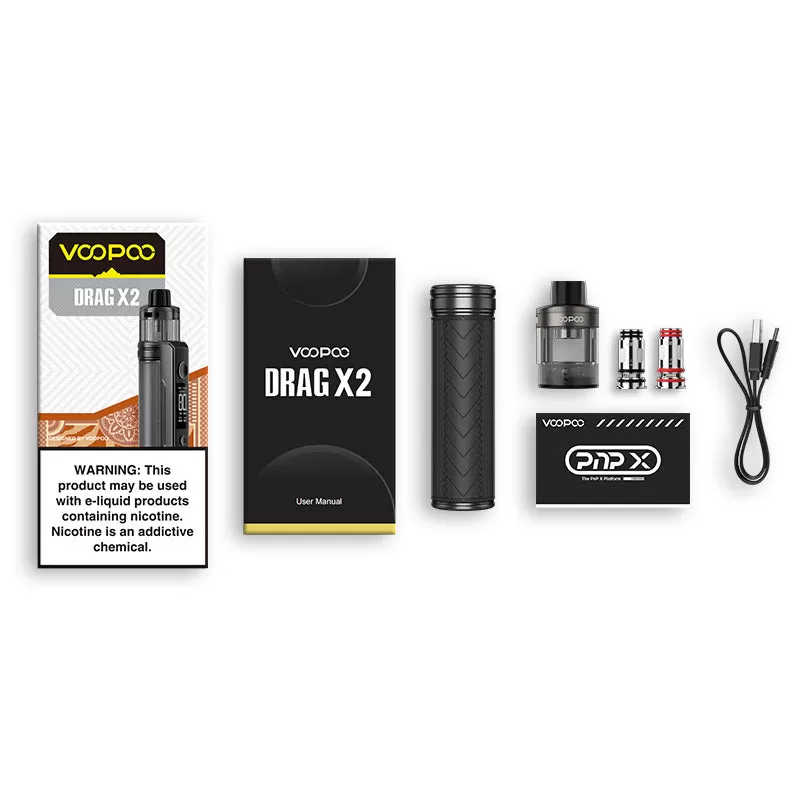 VOOPOO Drag X2 Kit 80W - Colorful Silver - Image 3