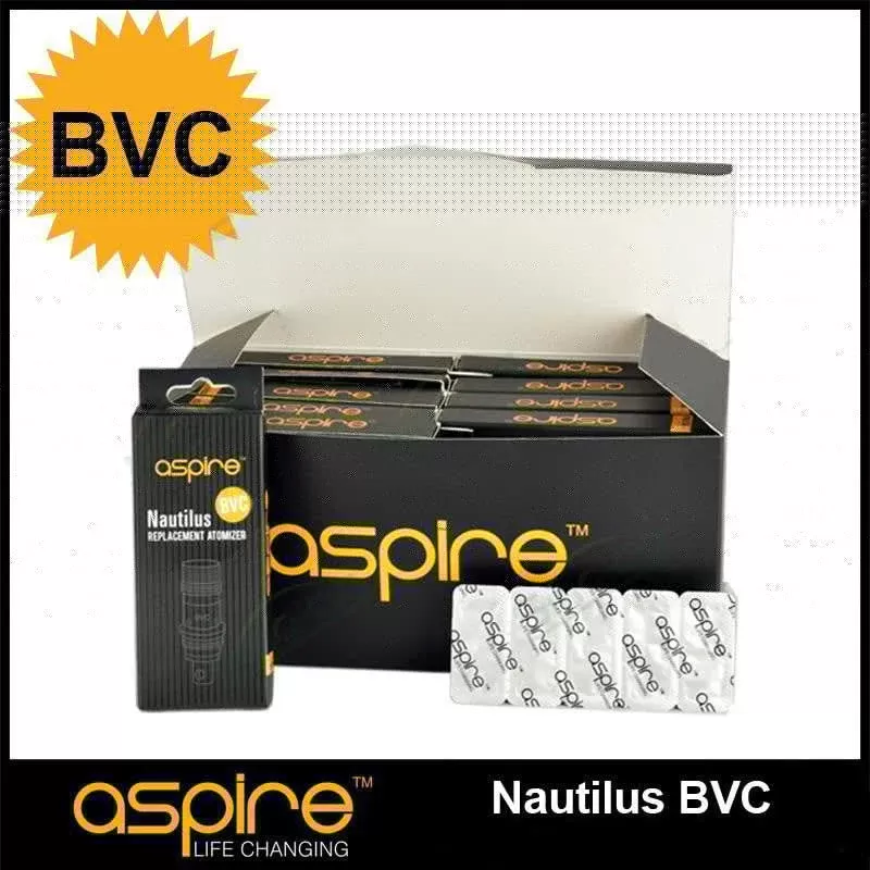 Aspire BVC Nautilus / Mini Nautilus Coils (20 packs of 5,Box 100) – 1.6ohm, 1.8ohm