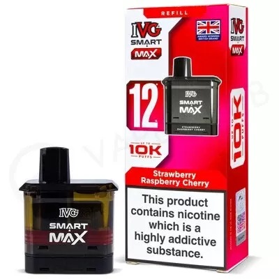 Strawberry Raspberry Cherry IVG Smart Max Refill Pack - Ecigpremium