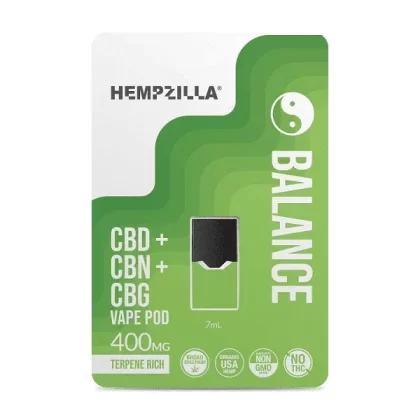 Balance CBD + CBN + CBG Juul Compatible Vape Pod 400mg - Ejuicewarehouse