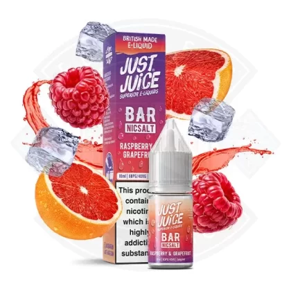 Just Juice Bar Nic Salt – Raspberry & Grapefruit 10ml