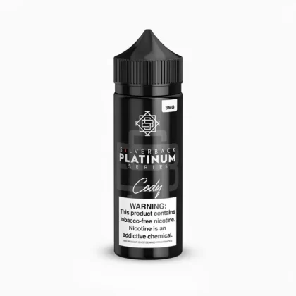 Cody – Silverback Platinum Series – 120mL Icy Mint E-Liquid