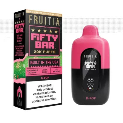 Fruitia B-Pop by Fifty Bar 20K - Eliquidsupply