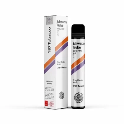 187 Vape Nikotinfrei – AMG Schwarze Traube - Traube / 187 Strassenbande / Nikotinfrei / 500 mAh / Propylenglykol / Aromastoffe / Glycerin / ca. 600