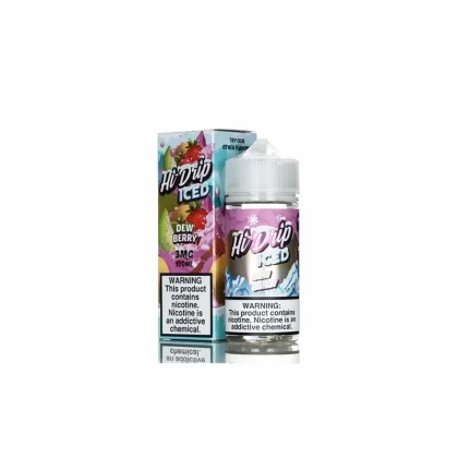 Hi Drip Iced Dewberry Menthol E-Liquid 100ml