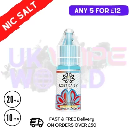 Ice Pop LOST Daisy Nic Salt 10ML eLiquid