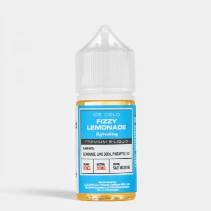 BSX Salt Nic – Fizzy Lemonade 30mL – Chilling Menthol - Vape Product, Vape Product (FE7949)