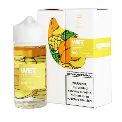 WET LIQUIDS Tropics E-liquid 100ml - Vapebazaar Pk