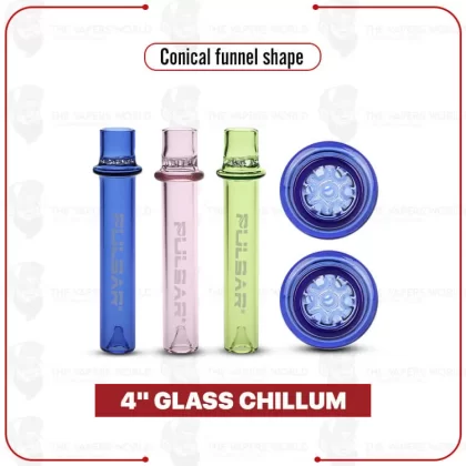 Pulsar HoneyComb Glass Chillum - Thevapersworld