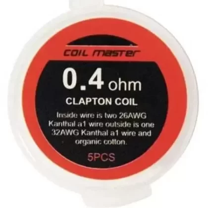 Coil Master Fused Clapton Coils 0.4 Ohm 5 Pack - Ejuicewarehouse