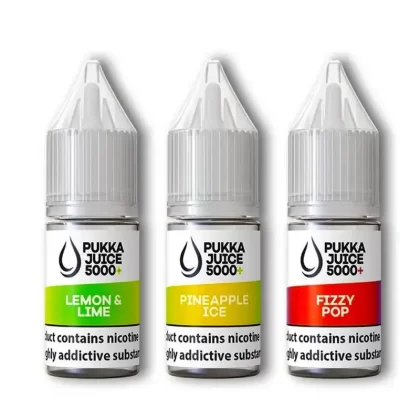 Pukka Juice 5000+ Nic Salt E-Liquids - 10 Pack - 20mg / Fizzy Pop