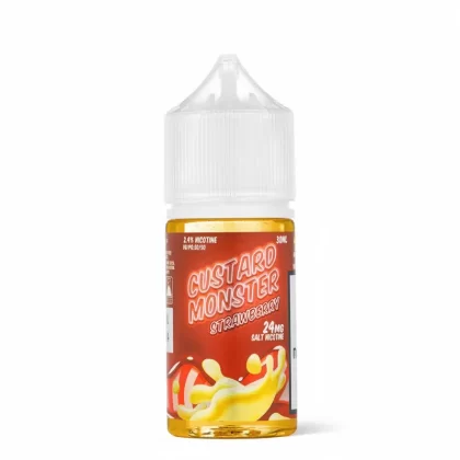 Custard Monster Salt – Strawberry Vanilla Custard 50/50 30mL
