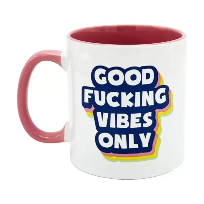 Good Fucking Vibes Giant Mug – 22oz