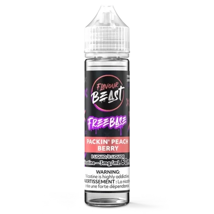 PACKIN’ PEACH BERRY – FLAVOUR BEAST E-LIQUID 60mL [PROV]