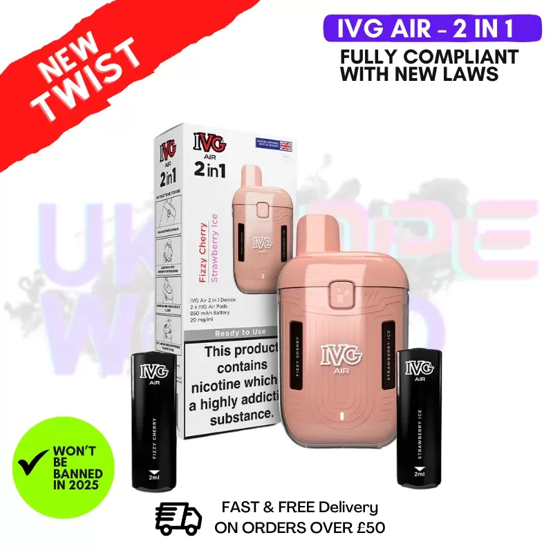IVG Air 2 in 1 Pink Edition Prefilled Pod Kit
