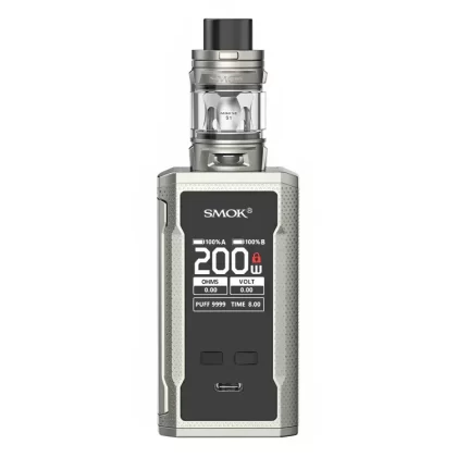 SMOK R-Kiss 2 Vape Kit - Color#Silver>Grey>Black Red>7 Colour>Black>Black Blue