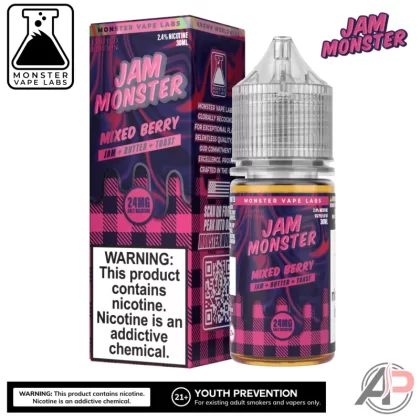Mixed Berry Salt Nicotine By Jam Monster Vape Labs 30mL