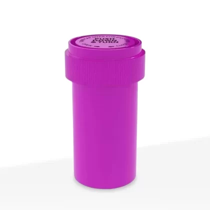 Child Resistant | Opaque Pink Reversible Cap Vials | 13 Dram – 2 Grams – 275 Count