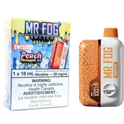 MR FOG SWITCH SW15000 Disposable Vape – Peach Pineapple Ice