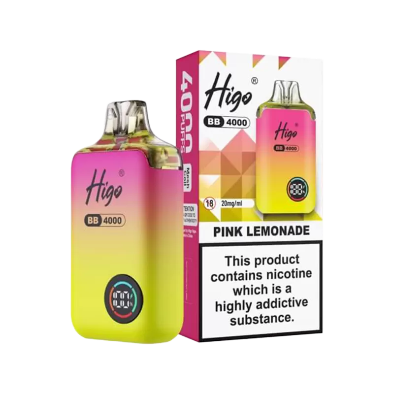 Higo BB 4000 Vape Kit - Cherry Berries - Ecigwizard - Image 3