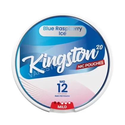 Kingston Blue Raspberry Ice Nicotine Pouch - Vapestreams Co