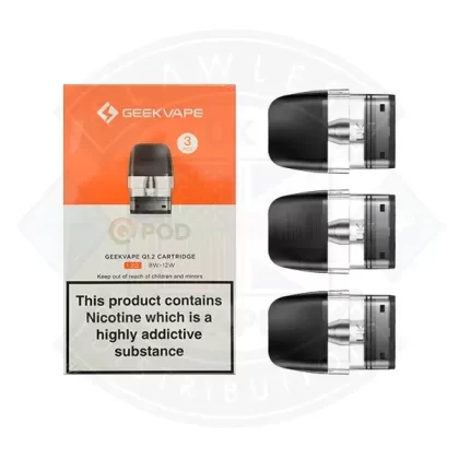 Geek Vape Q Cartridge Pod 3pcs/pack - Size#Q 0.6ohm>Q 0.8ohm>Q 1.2ohm