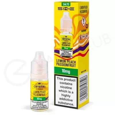 Lemon Peach Passionfruit Nic Salt E-Liquid by Crystal Original