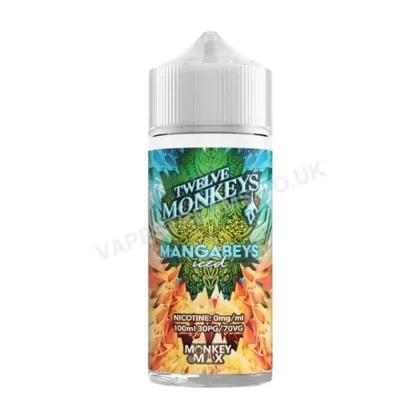Twelve Monkeys Ice Age Mangabeys Iced 100ml E-Liquid Shortfill - Vapestreams Co