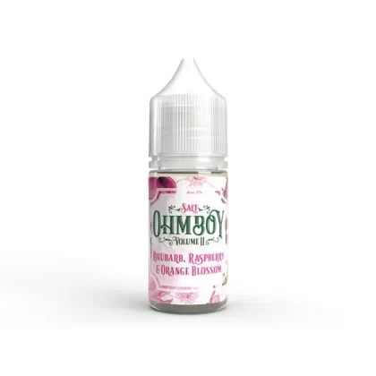 Rhubarb Raspberry & Orange Nic Salt by Ohm Boy