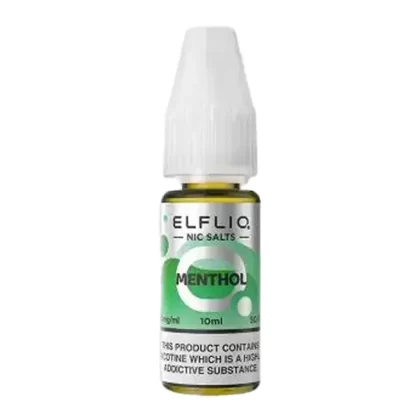 Elf Bar ElfLiq Menthol E Liquid 10ml - Nicotine Strength#20mg>10mg>5mg (E4A70A)