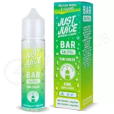 Kiwi Cooler Saltfill E-Liquid by Just Juice Bar 40ml