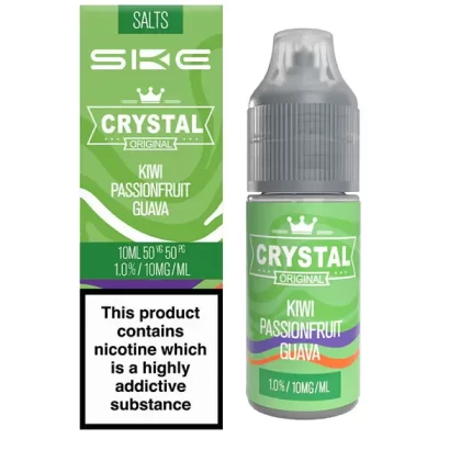 Kiwi Passion Fruit Guava SKE Crystal Nic Salt E-Liquids - 20mg