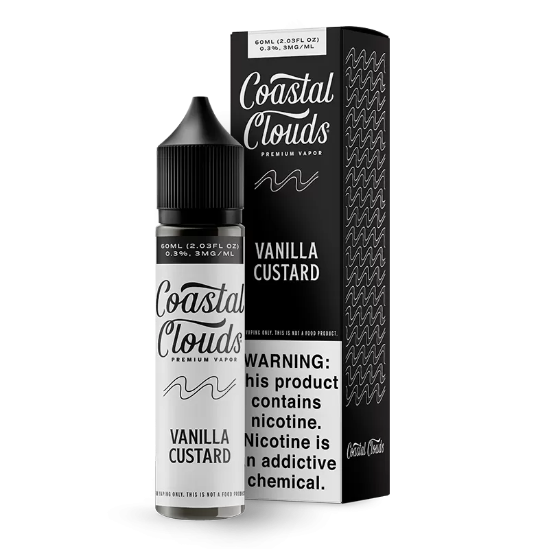 Coastal Clouds - Vanilla Custard - 60ML E-Liquid