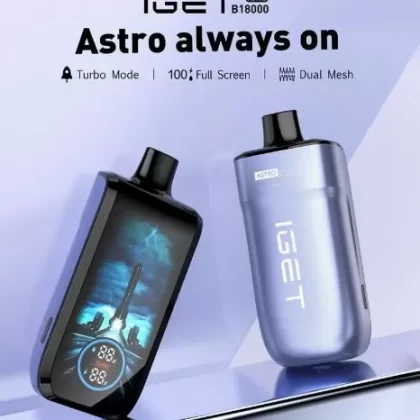 Iget Astro B18000 Disposable Vape (18,000 Puffs) - Passionfruit Mango Ice / 50 mg