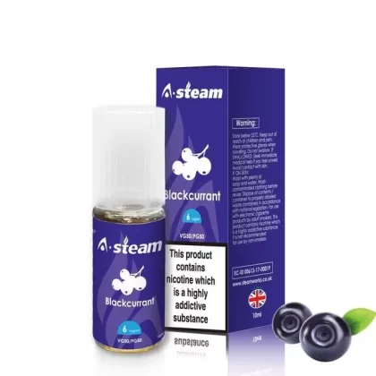 Blackcurrant 50/50 Eliquid 10ml by Steam