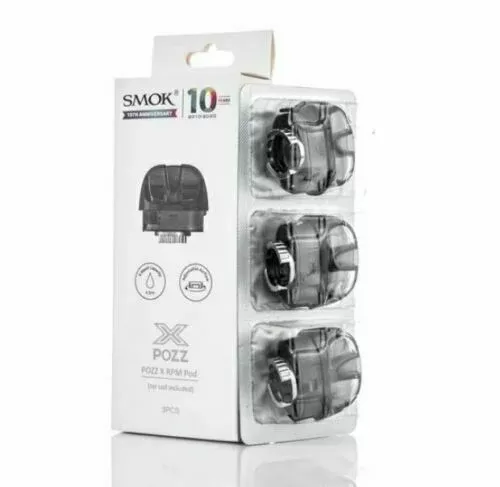Smok Pozz X RPM Pod (No Coil Included) Pack of 3 Replacement Pods | 2ml