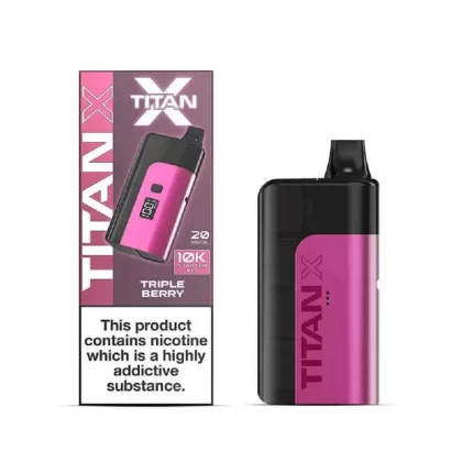 Titan X Prefilled Pod Kit Triple Berry - Nicotine Strength#20mg (CFBC46)