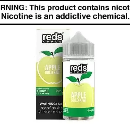 GOLD KIWI APPLE BY REDS E JUICE 100ML - Vape Product, Vape Product; Vape Product